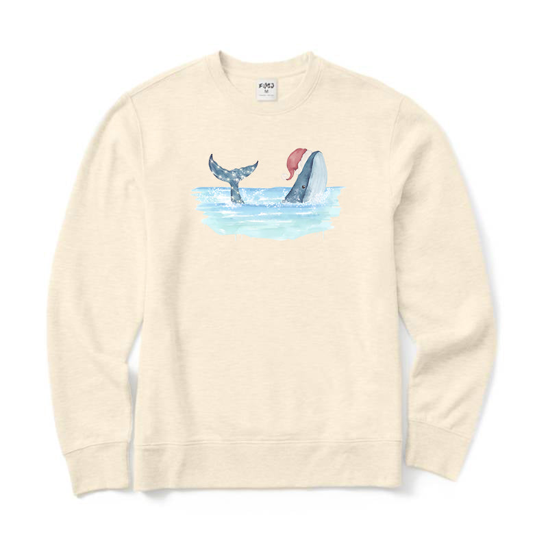 Christmas Whale Sweatshirt