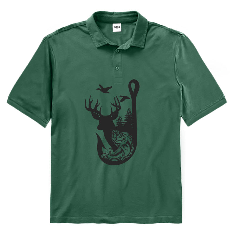 Fishing and Hunting Polo Shirt