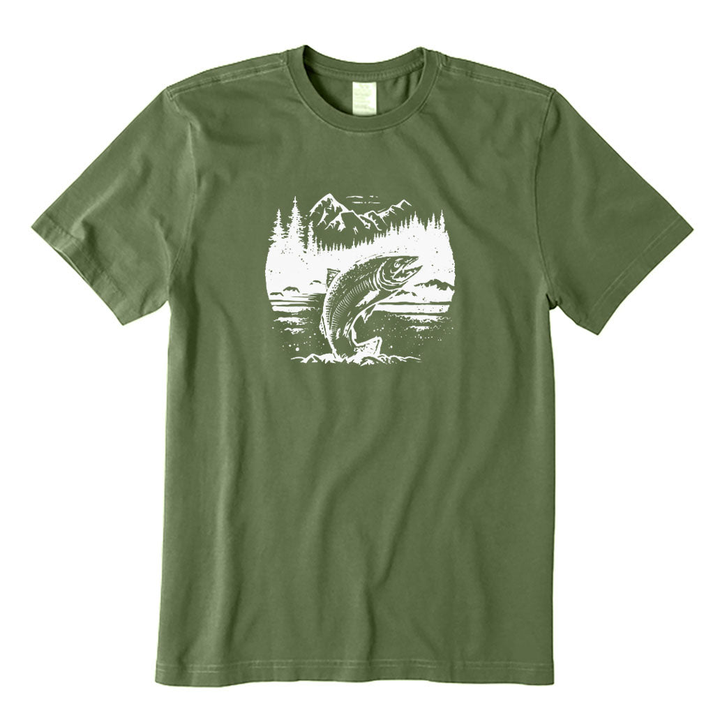 Salmon Fishing T-Shirt