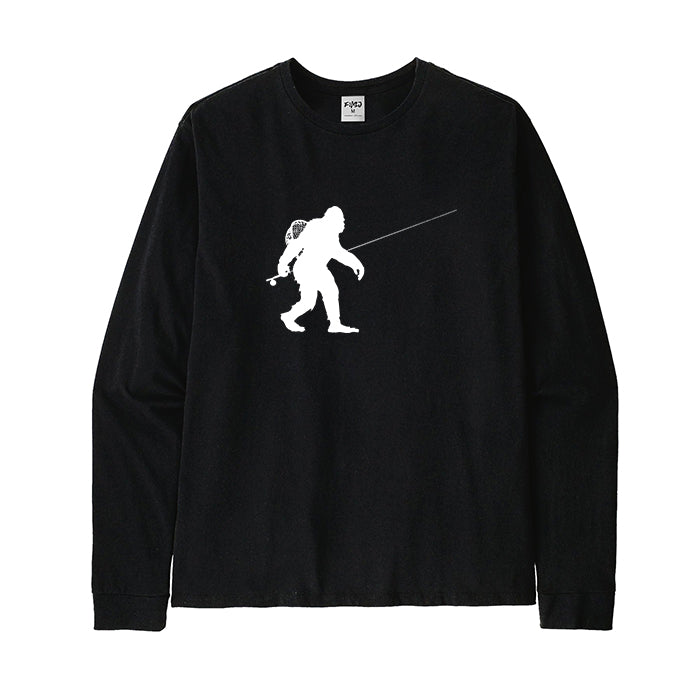 Sasquatch Fly Fishing Long Sleeve T-Shirt