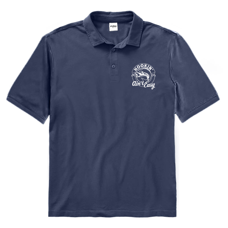 Hooking Ain't Easy Polo Shirt