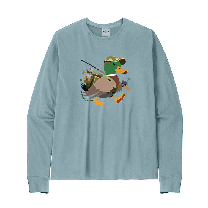 Duck Fishing Long Sleeve T-Shirt