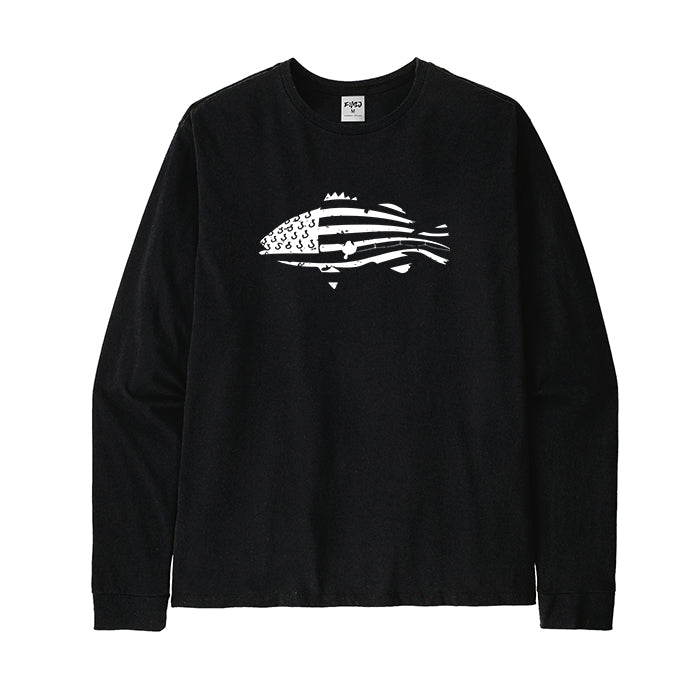 FISH FLAG FISHING Long Sleeve T-Shirt