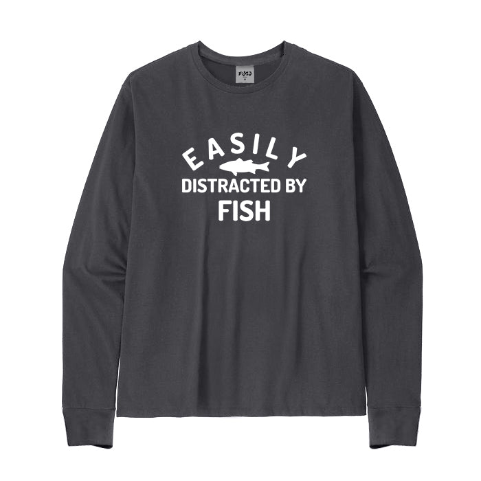 Easily Distracted By Fish Long Sleeve T-Shirt