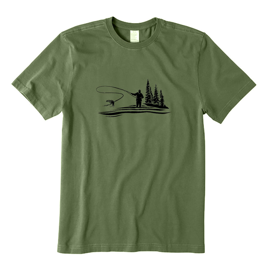 Fly Fishing in The Water T-Shirt