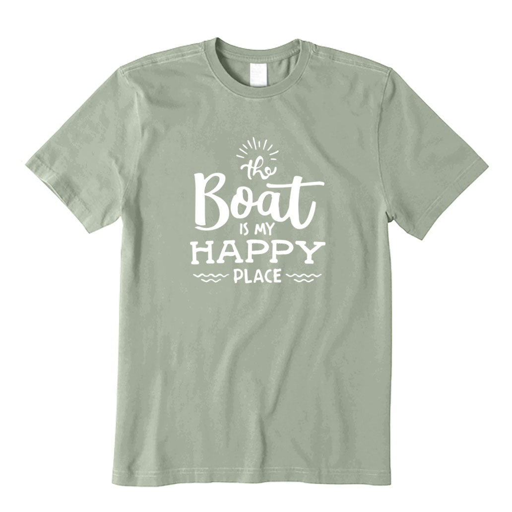 The Boat Is My Happy Place T-Shirt