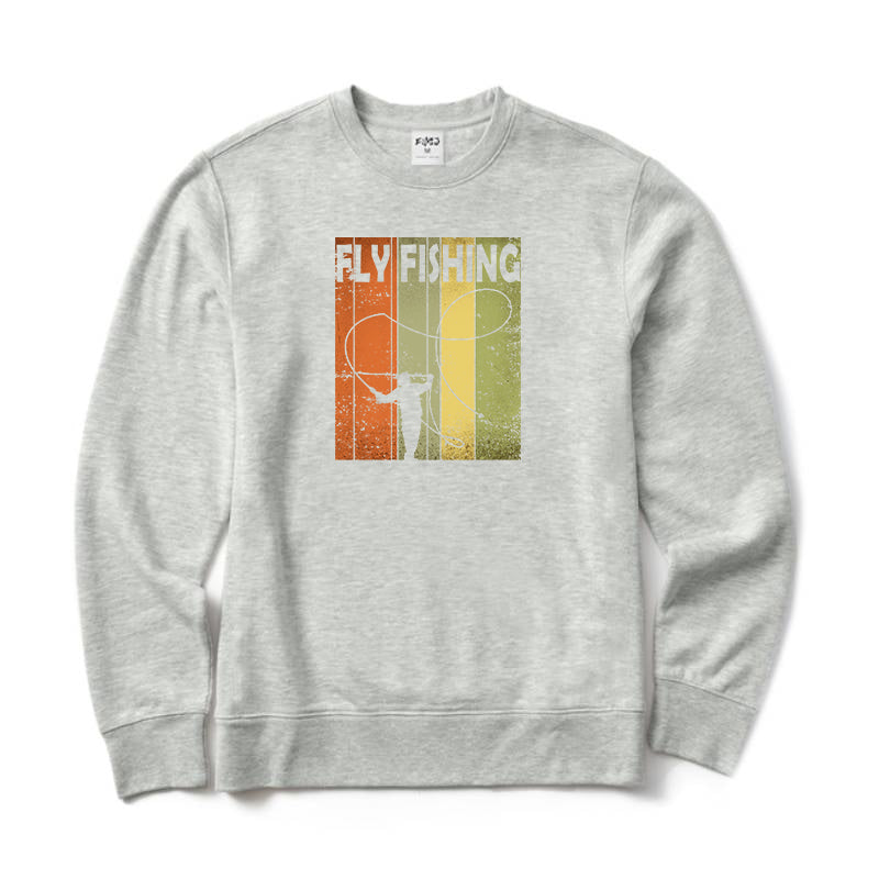 Vintage Fly Fishing Crewneck Sweatshirt