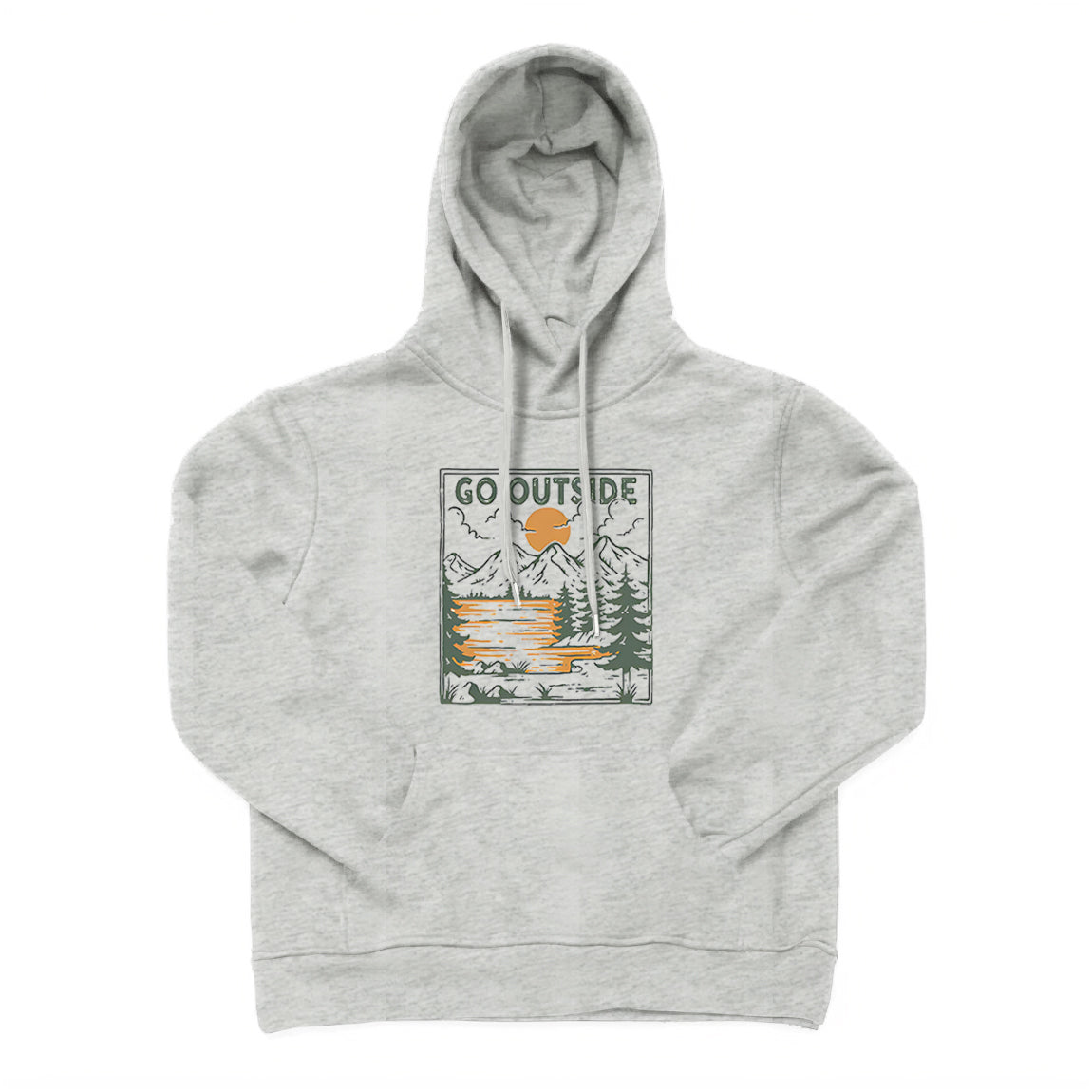 Go Outside and Fishing Hoodie