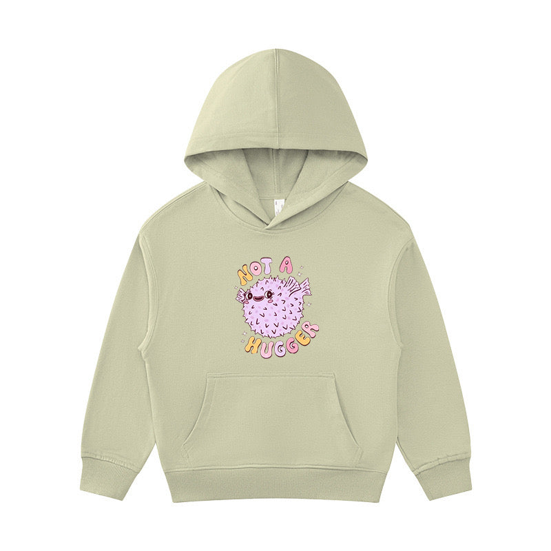 Not A Hugger Fish Kid's Hoodie