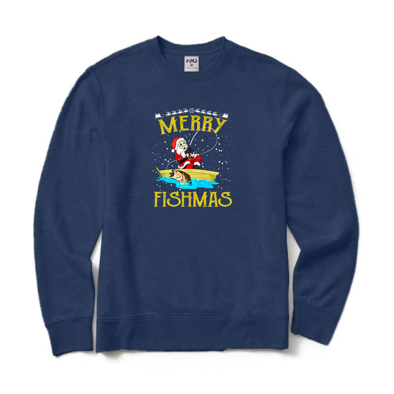 Merry Fishmas Crewneck Sweatshirt