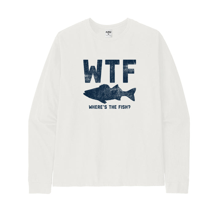 WHERE'S THE FISH Long Sleeve T-Shirt