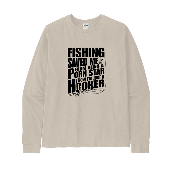 FISHING SAVED ME Long Sleeve T-Shirt