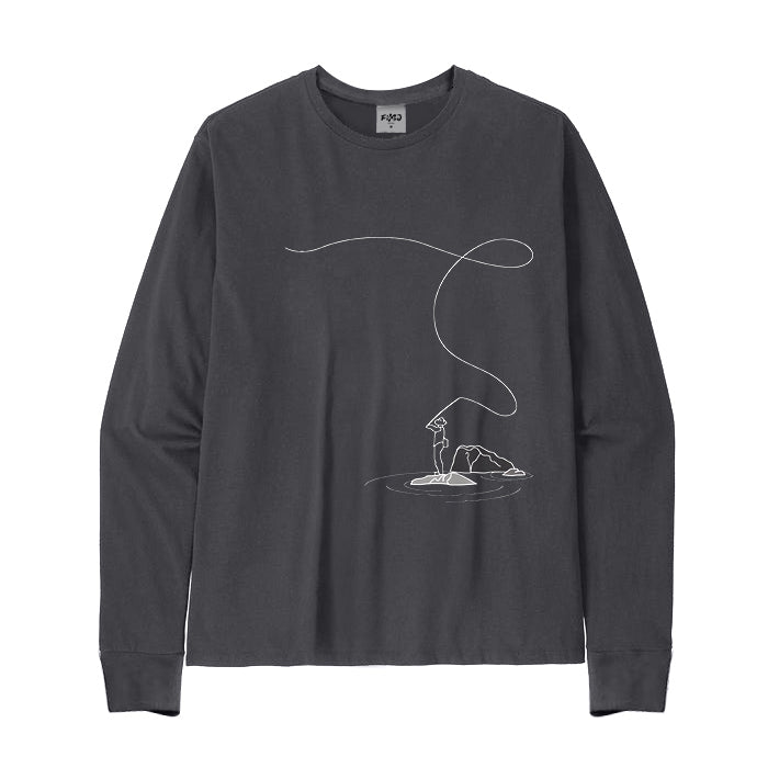 FLYING FISHING ROD Long Sleeve T-Shirt