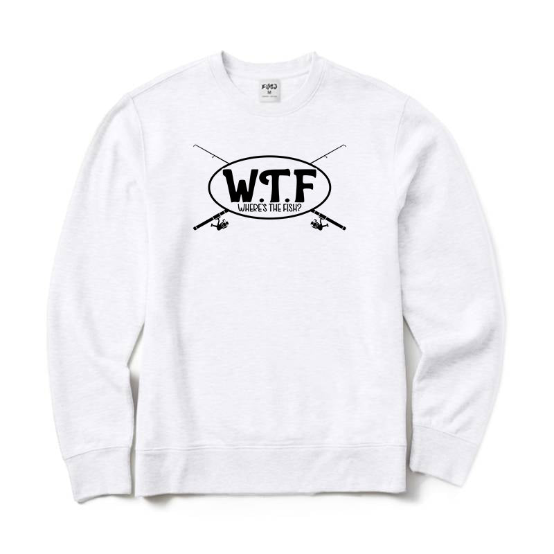 WTF Where Is The Fish Crewneck Sweatshirt