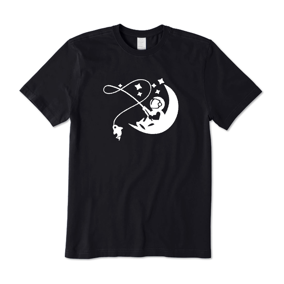 Astronaut Fishing on the Moon T-Shirt