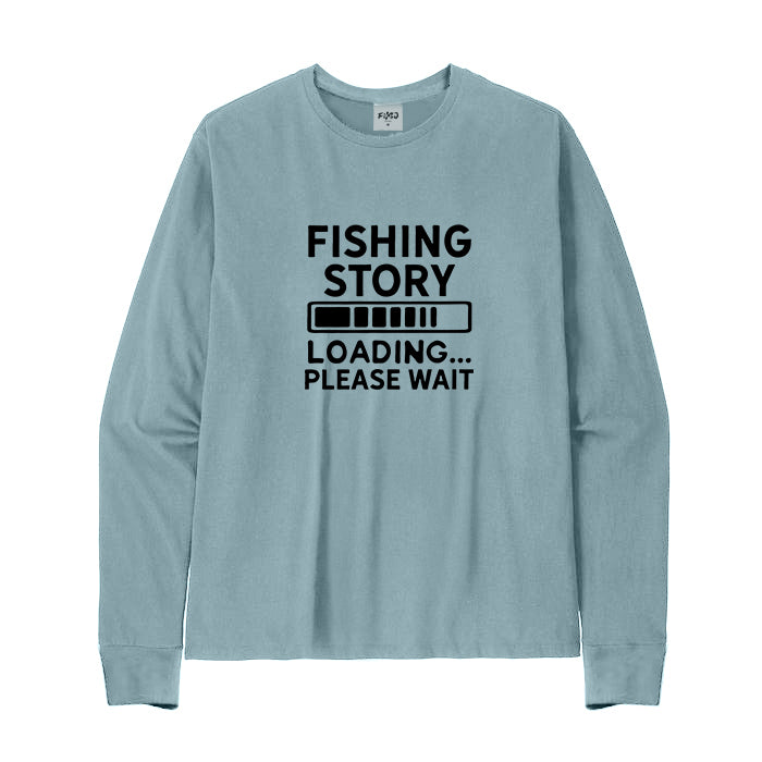 Fishing Story Loading Long Sleeve T-Shirt