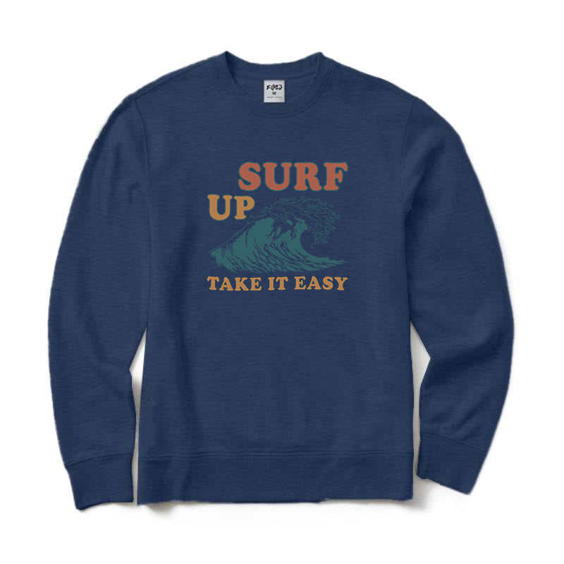 Surf Up Take It Easy Crewneck Sweatshirt