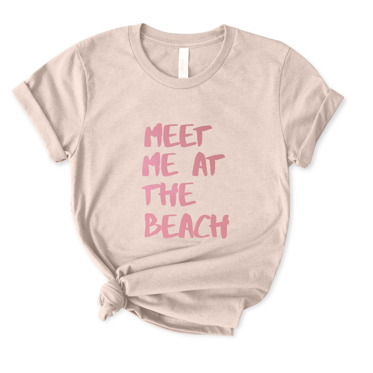 Meet Me At The Beach T-Shirt FOR WOMEN