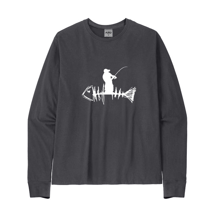 Fisherman Loves Fishing Long Sleeve T-Shirt