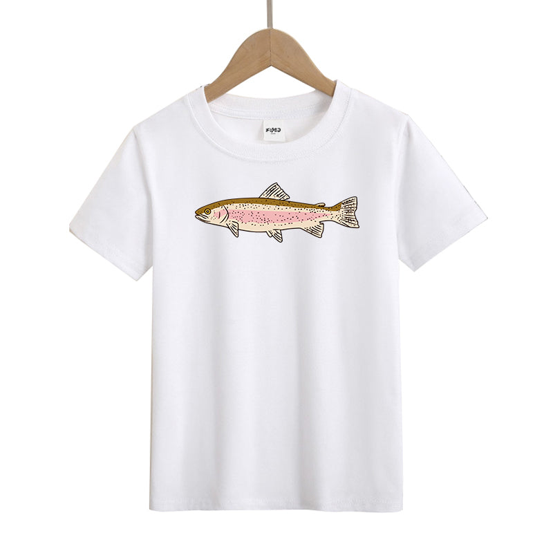 Trout Fishing Kids T-Shirt