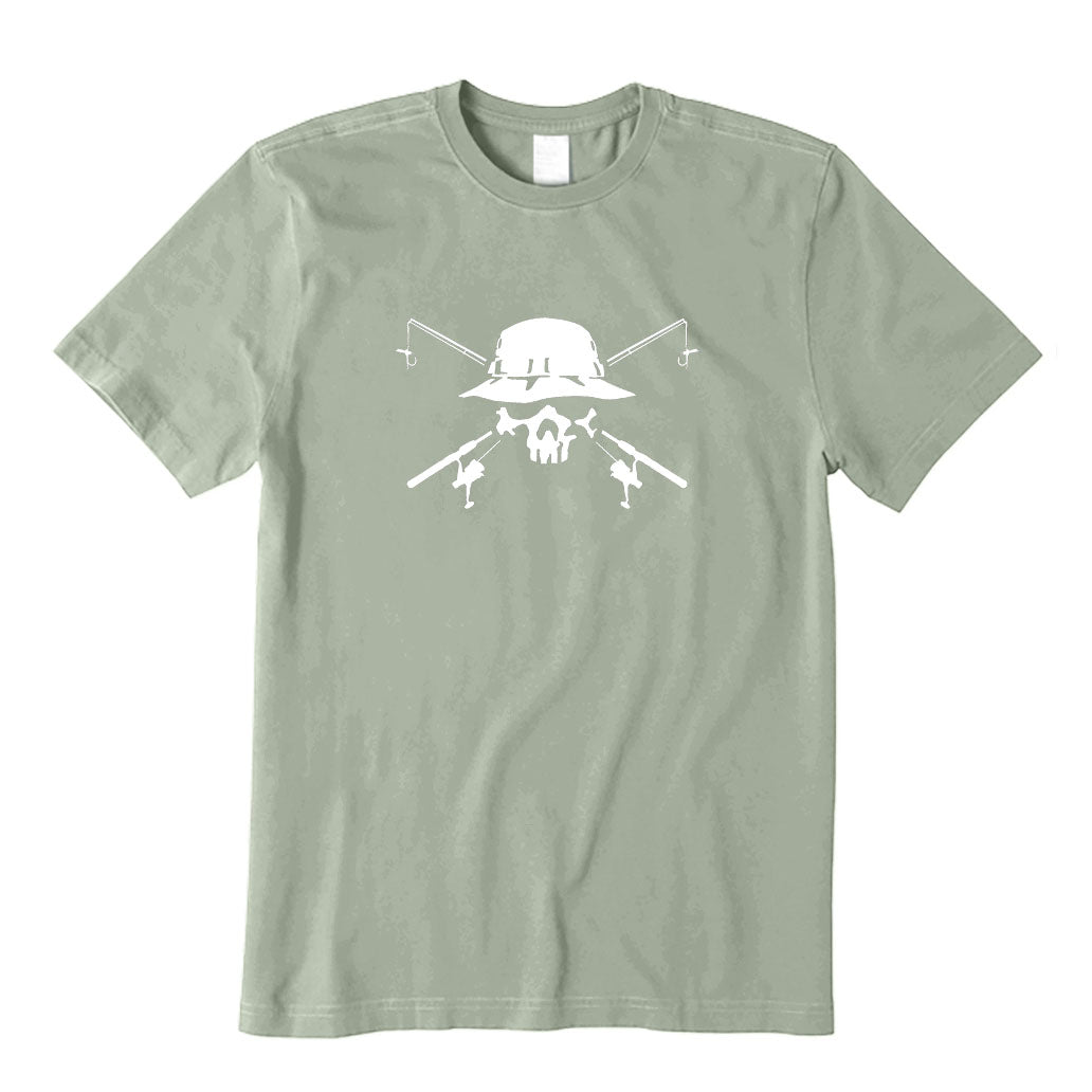 Fishing Skull and Poles T-Shirt