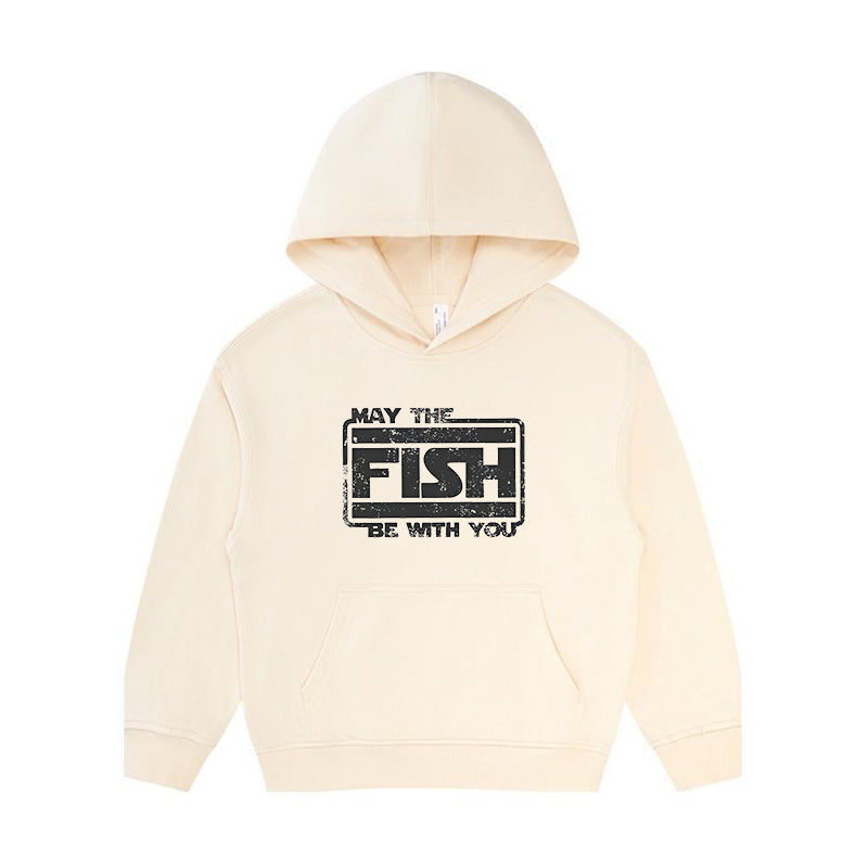 May The Fish Be with You Kid's Hoodie