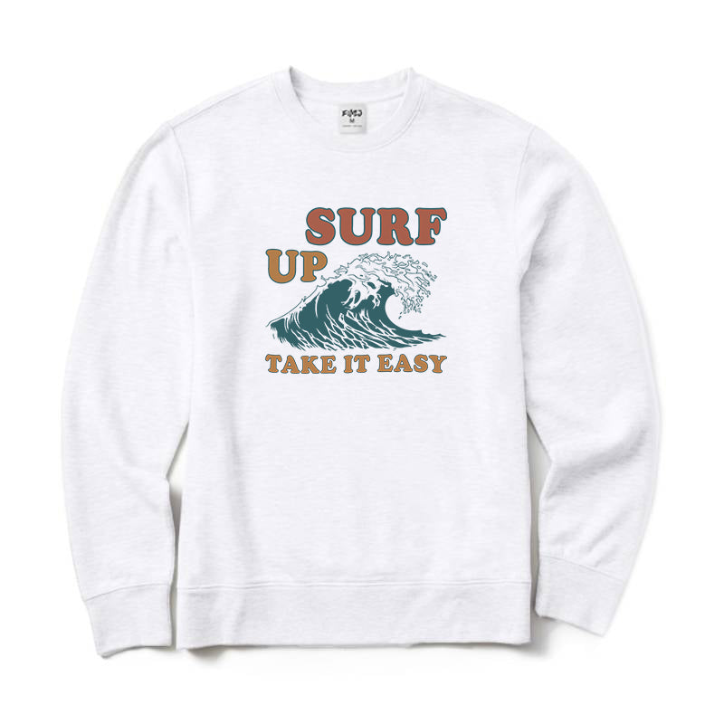 Surf Up Take It Easy Crewneck Sweatshirt