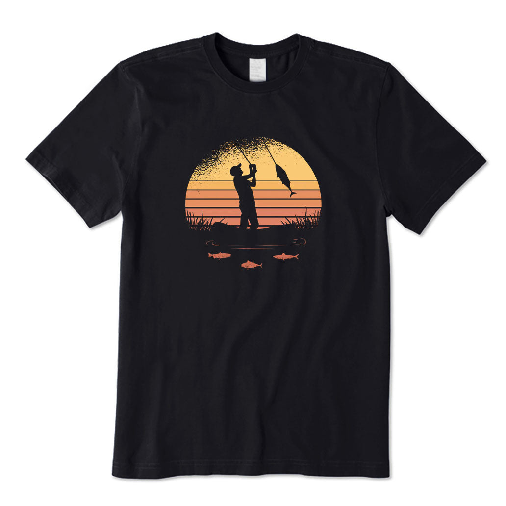 Retro Lake Fishing T-Shirt