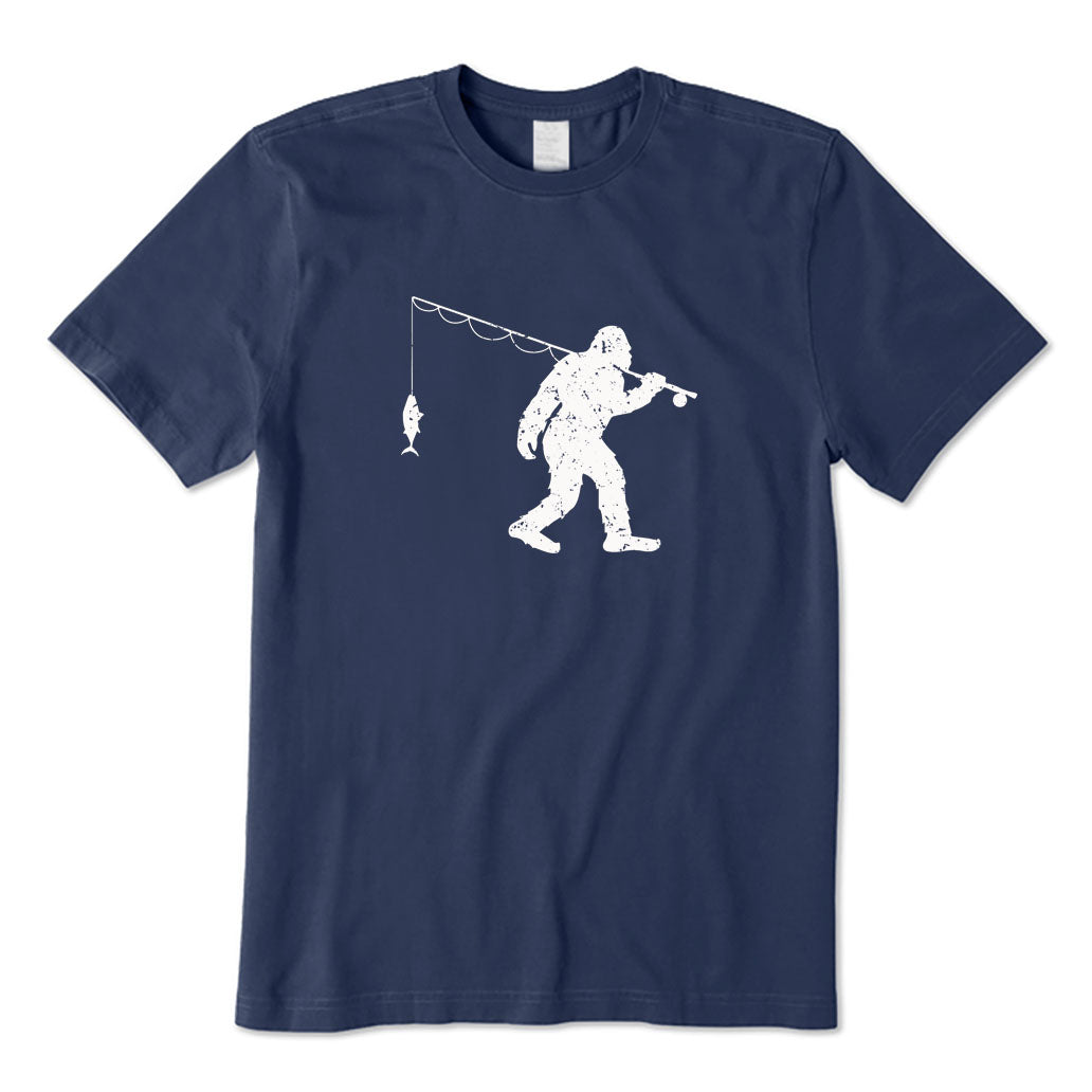 Bigfoot Fishing T-Shirt