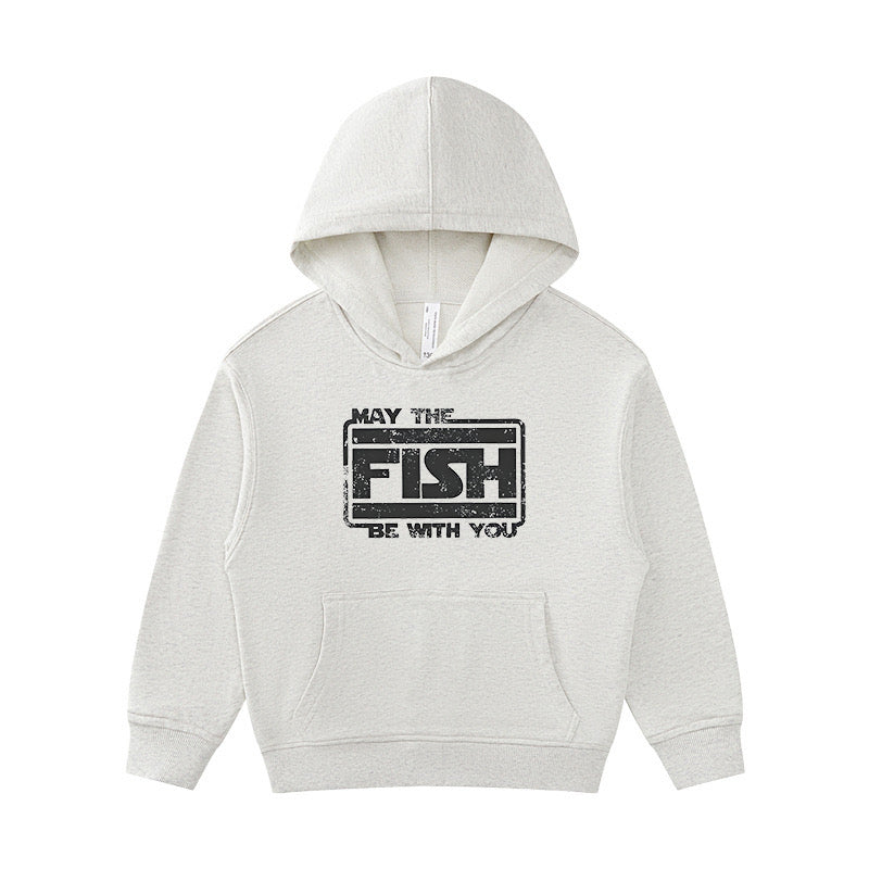 May The Fish Be with You Kid's Hoodie