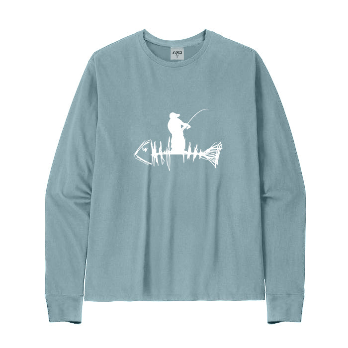 Fisherman Loves Fishing Long Sleeve T-Shirt