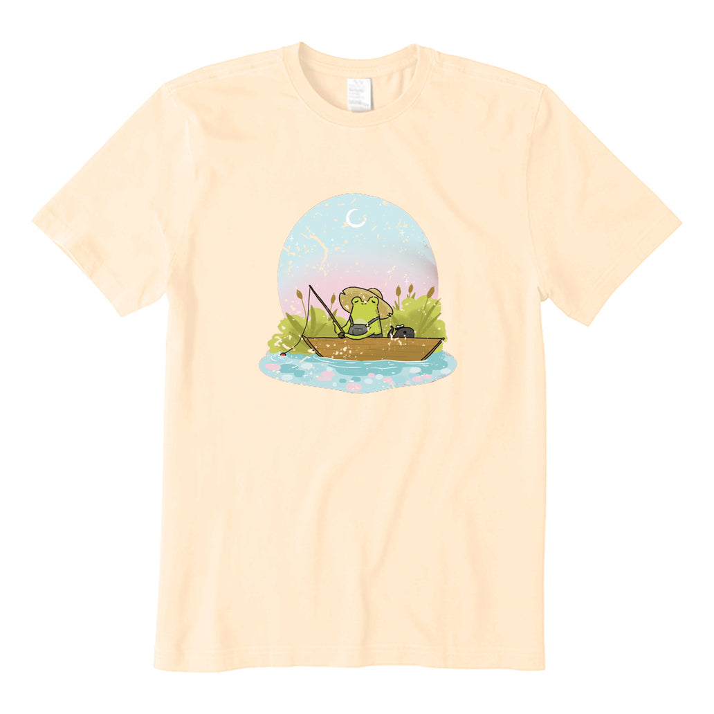 Frog Fishing on The Boat T-Shirt