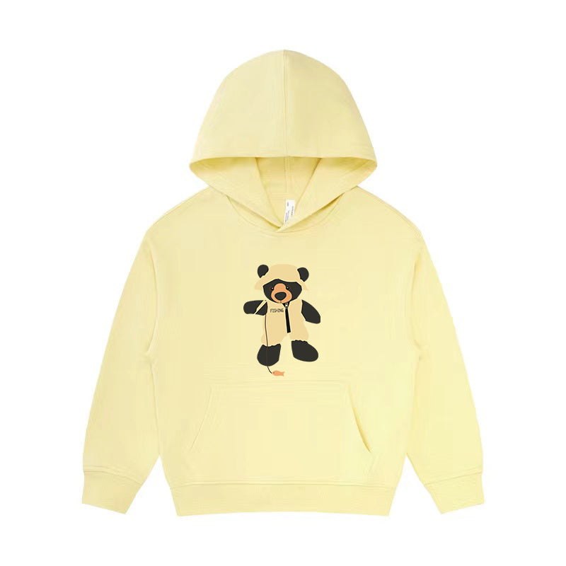 Little Bear Fishing Kid's Hoodie