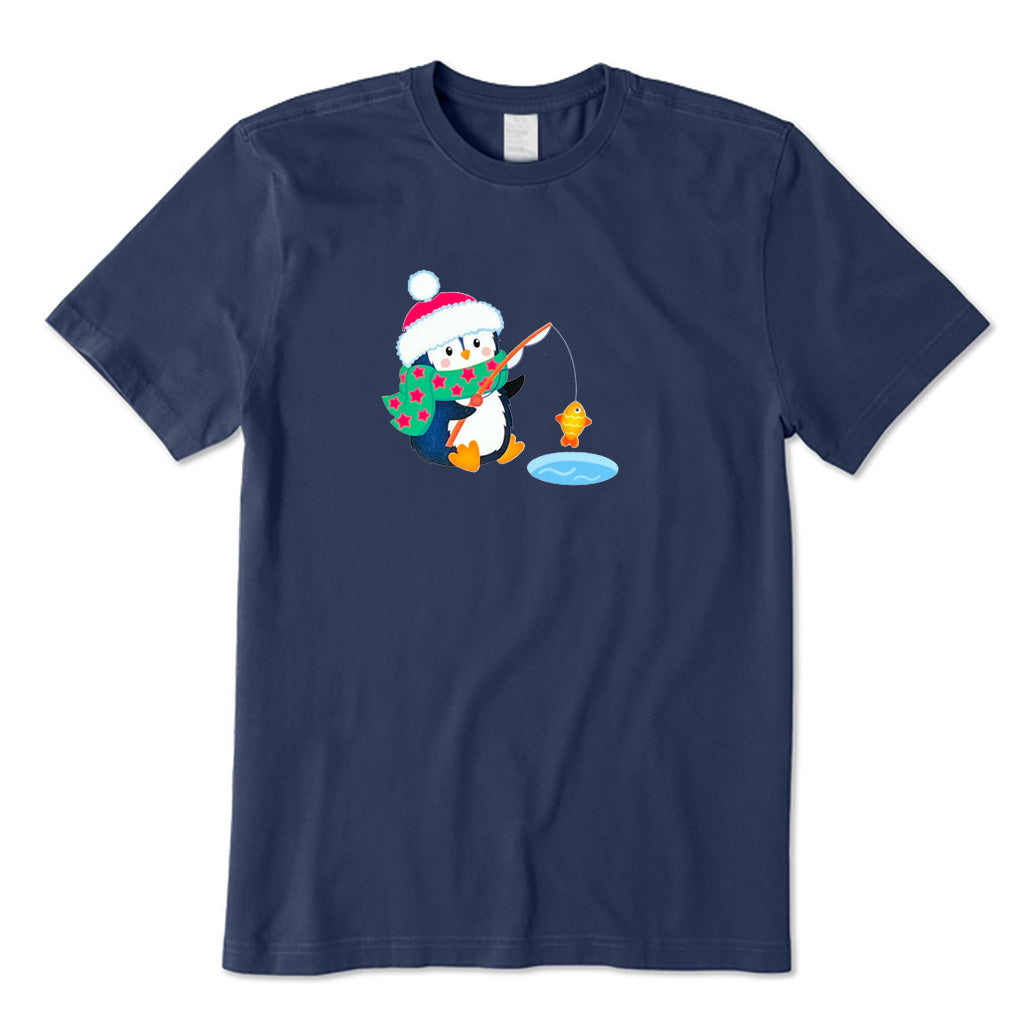 Penguin Fishing T-Shirt