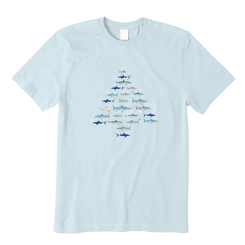 Christmas Shark Tree T-Shirt