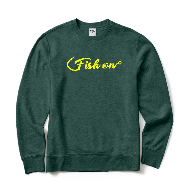 Fish on Crewneck Sweatshirt