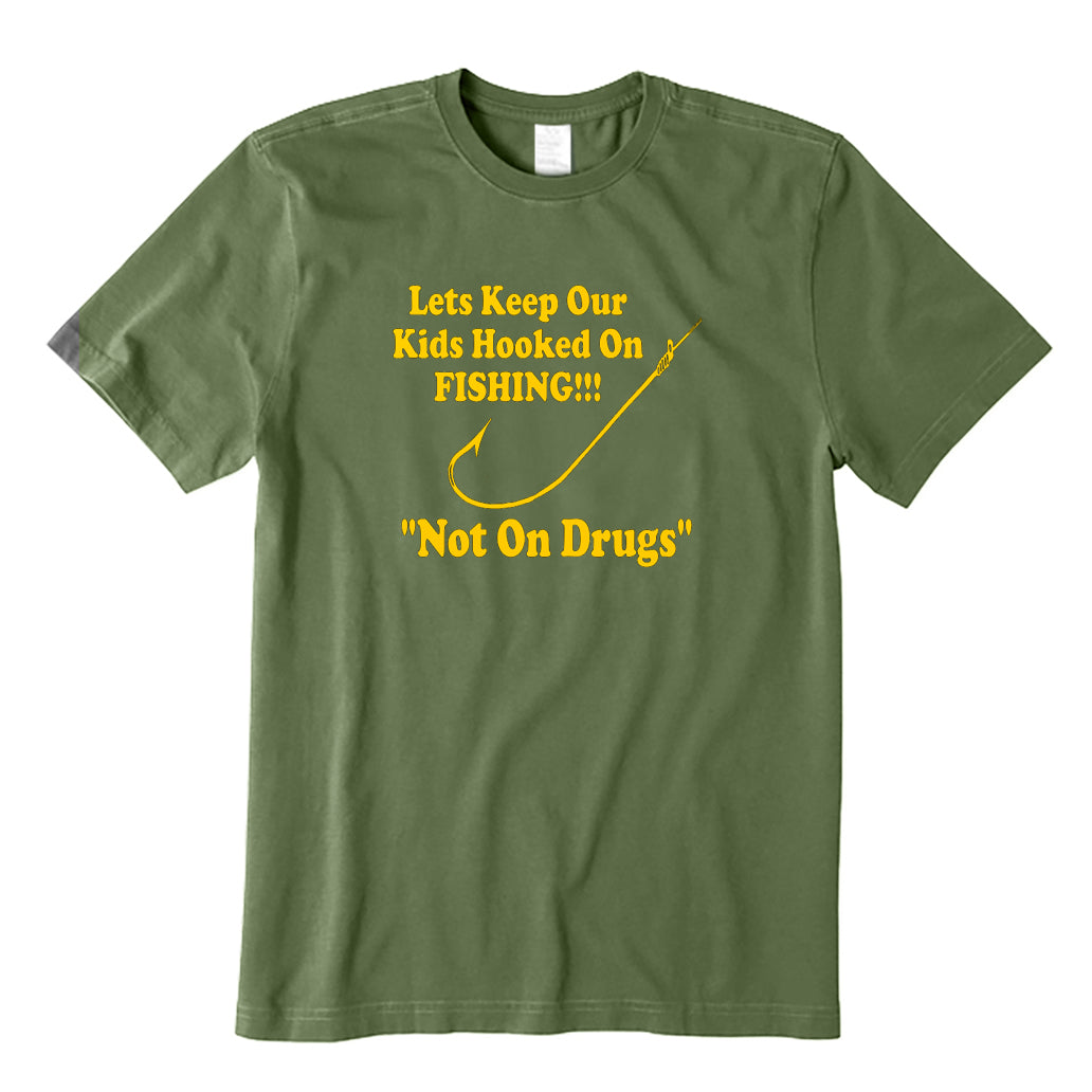 Kids Hooked on Fishing Not Drugs T-Shirt