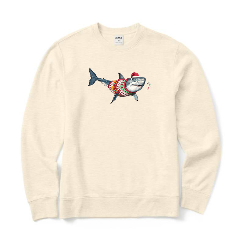 Sharks Christmas Crewneck Sweatshirt