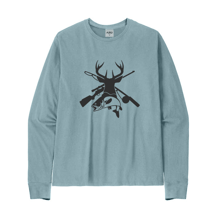 FISHING AND HUNTING Long Sleeve T-Shirt