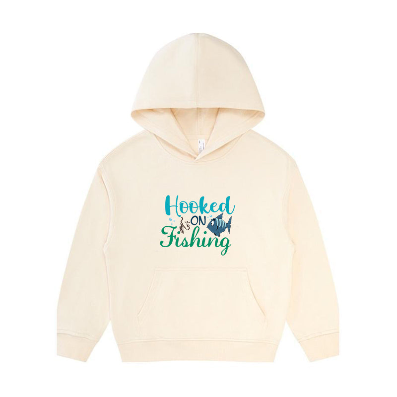 Hooked On Fishing Kid's Hoodie