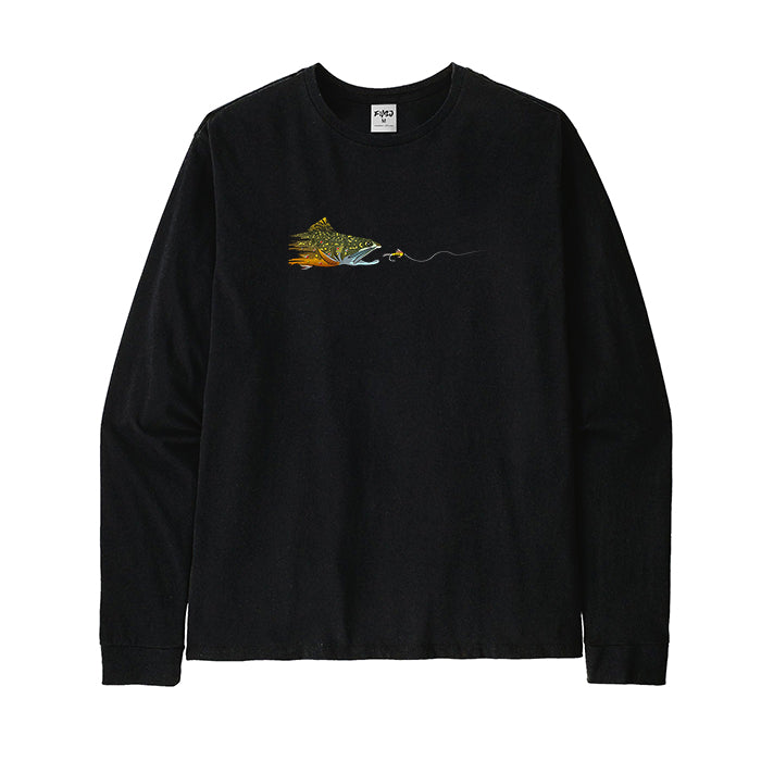 Fly Fishing Brook Trout Long Sleeve T-Shirt