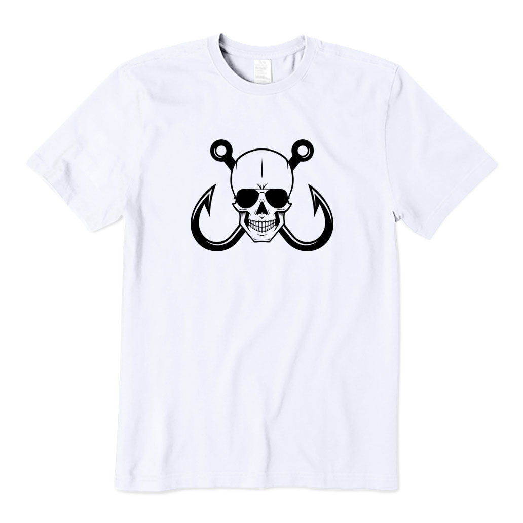 Skull Fishing Hook T-Shirt