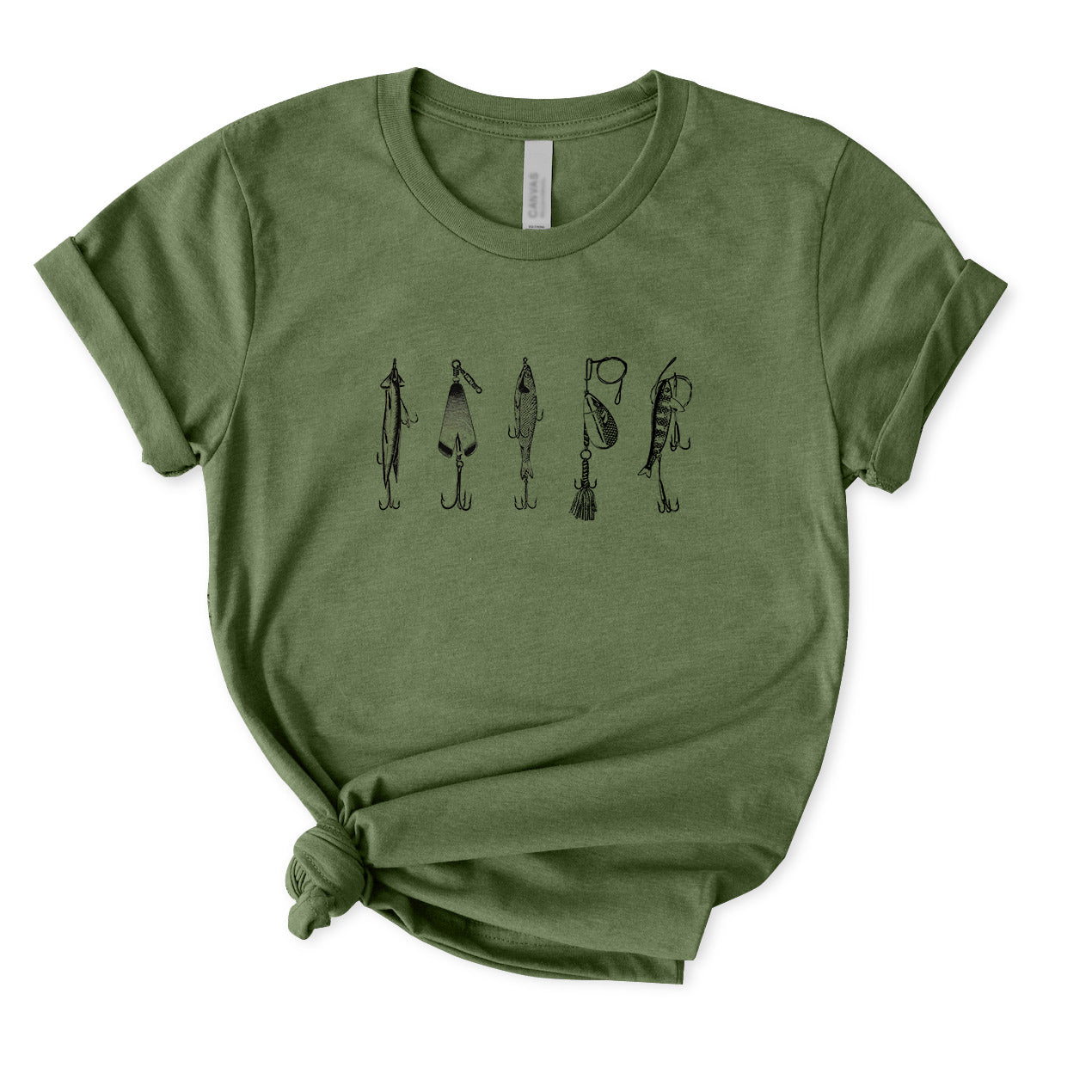 Vintage Fishing Lures T-Shirt for women