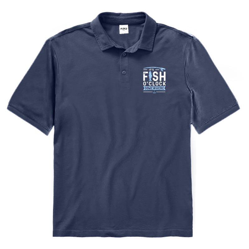 It's Fish O'clock Somewhere Polo Shirt