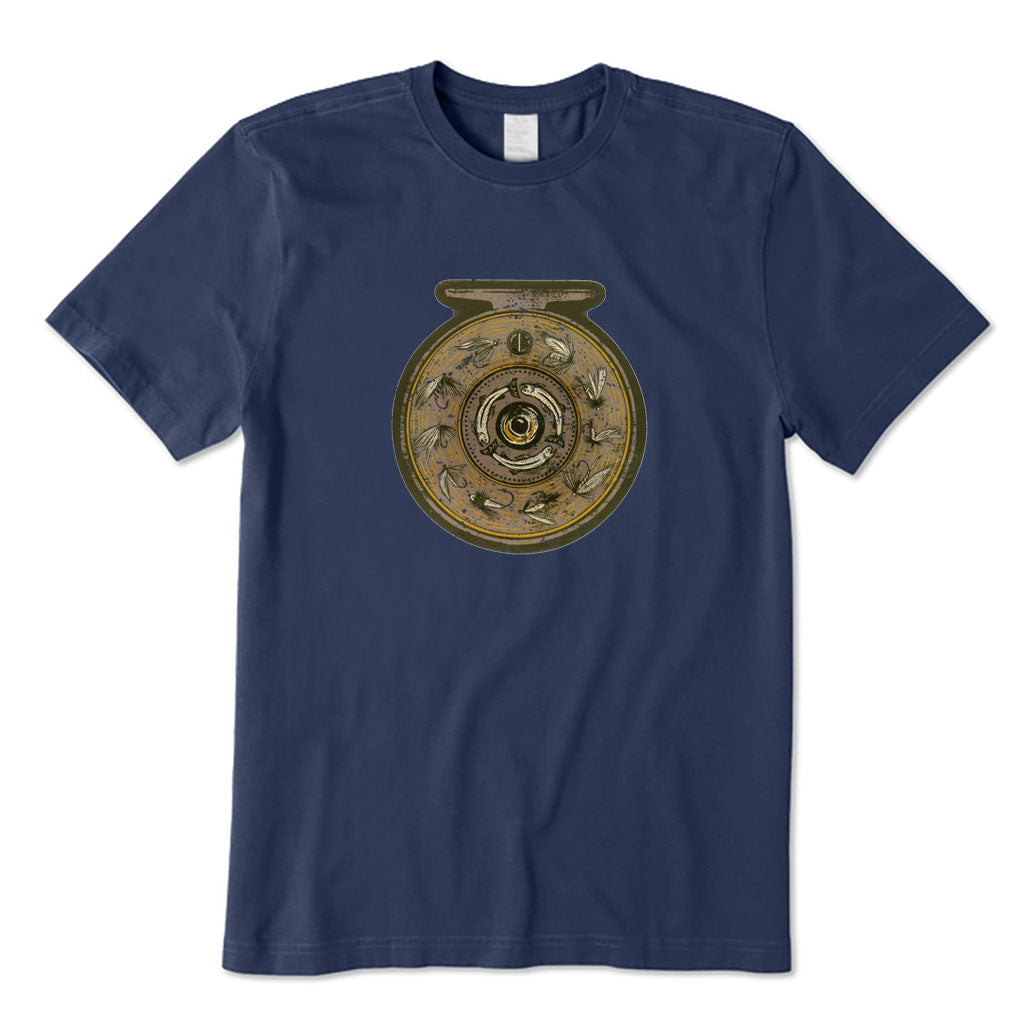 Fly Reel Die Cut T-Shirt