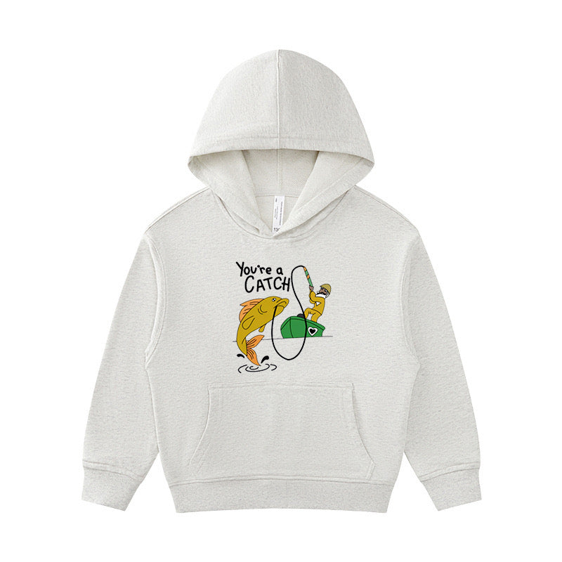 You're A Catch Kid's Hoodie