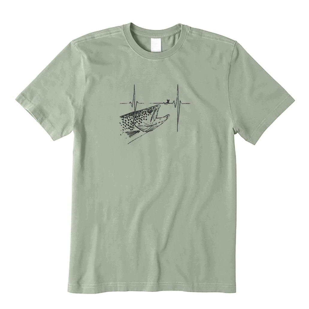 Fly Fishing Heartbeat T-Shirt