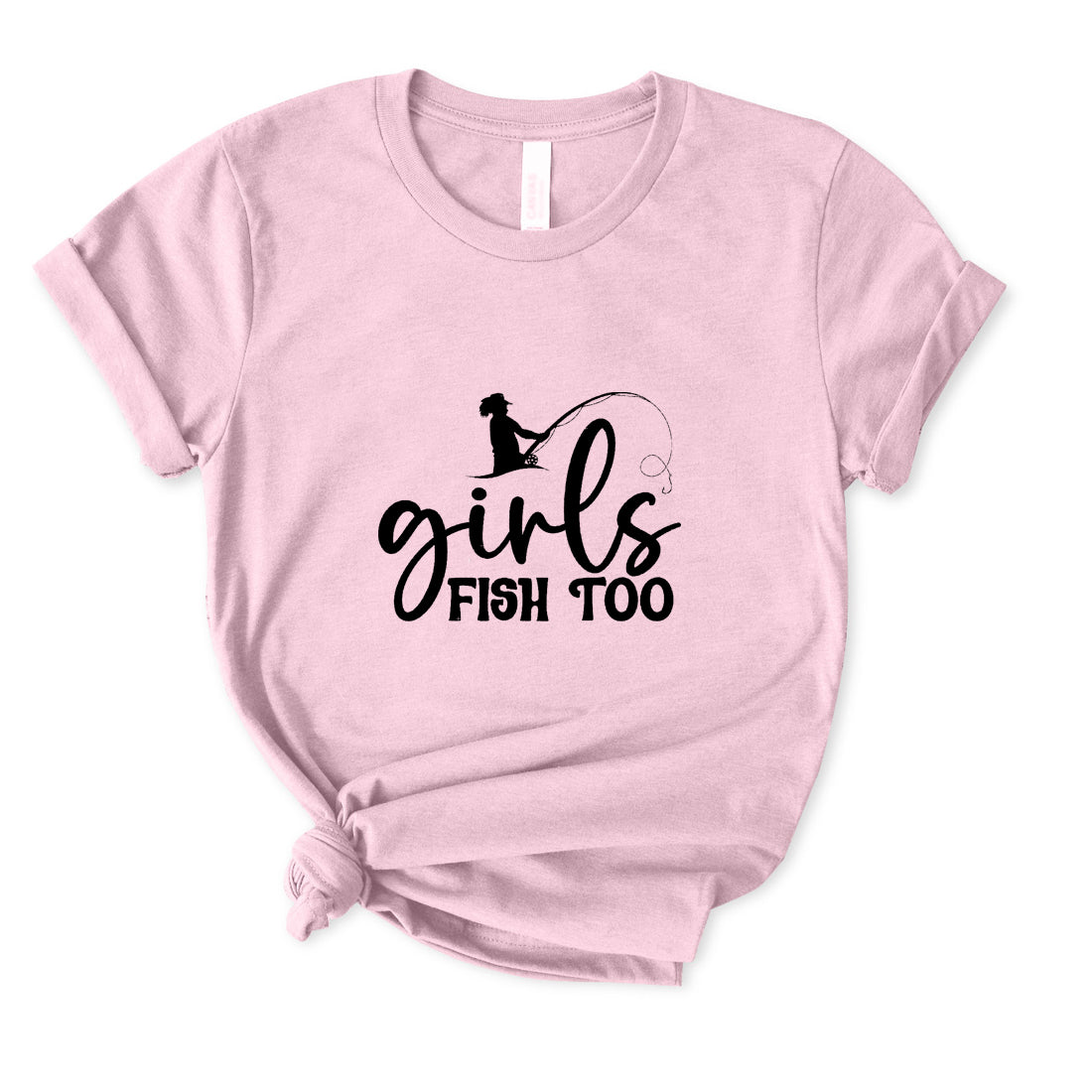 Girls Fish Too T-Shirt for Women