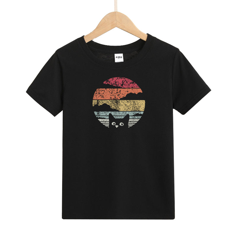 Sunset By The Lake Kid's T-Shirts