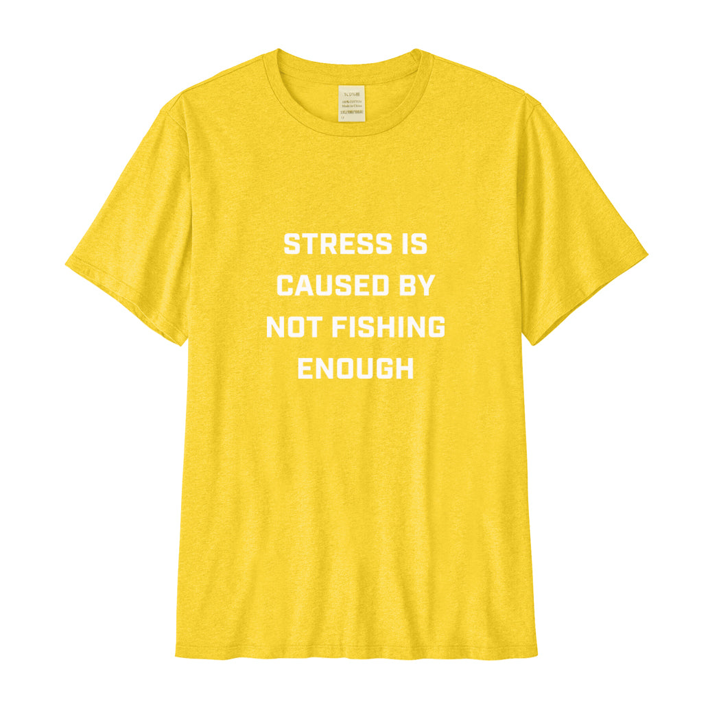 Stress Is Caused By Not Fishing Enough  Performance T-SHIRT